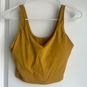Mustard Yellow Crop Top